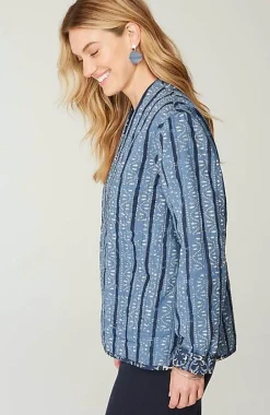 J.Jill Pure Jill Block-Printed Reversible Jacket | Jjill-Women Jackets & Coats