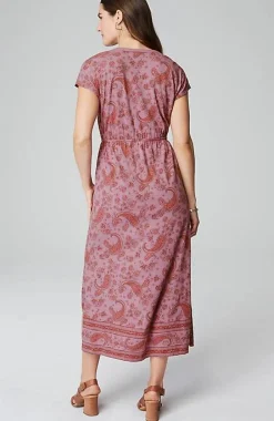 J.Jill Pure Jill Border-Print Maxi Dress | Jjill-Women Dresses