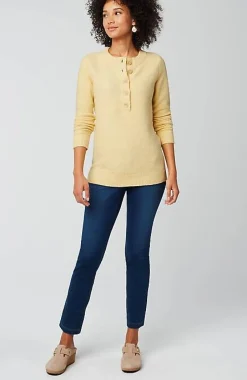 J.Jill Pure Jill Button-Front Crew-Neck Sweater | Jjill-Women Sweaters