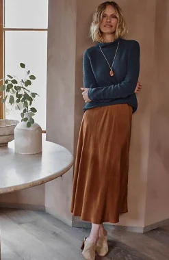 J.Jill Pure Jill Crinkled Acid-Wash Skirt | Jjill-Women Skirts