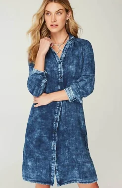 J.Jill Pure Jill Double-Cloth Indigo Shirtdress | Jjill-Women Dresses