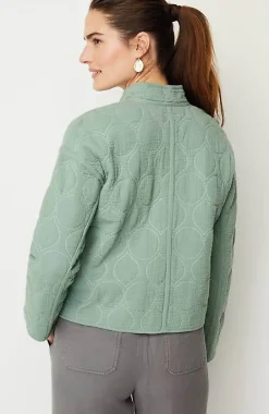 J.Jill Pure Jill Double-Gauze Quilted Jacket | Jjill-Women Jackets & Coats