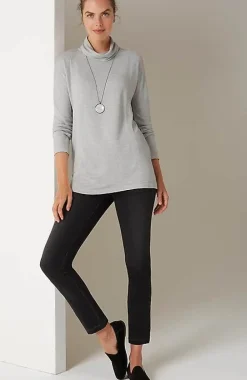 J.Jill Pure Jill Double-Knit Draped Cowl-Neck Tunic | Jjill-Women Tops & Tees