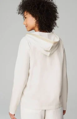 J.Jill Pure Jill French Terry Embroidered-Hood Pullover | Jjill-Women Tops & Tees