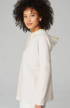 J.Jill Pure Jill French Terry Embroidered-Hood Pullover | Jjill-Women Tops & Tees