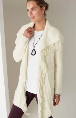 J.Jill Pure Jill Fringed Cardi | Jjill-Women Sweaters