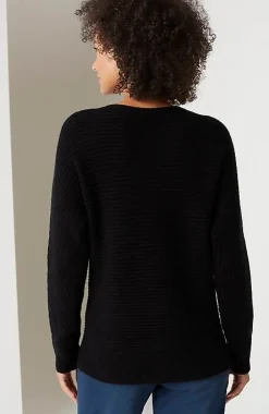 J.Jill Pure Jill Hand-Stitched Details Boat-Neck Sweater | Jjill-Women Sweaters