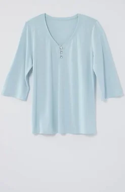 J.Jill Pure Jill Hemp U0026 Cotton Henley Top | Jjill-Women Tops & Tees