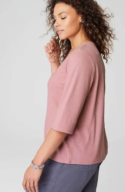 J.Jill Pure Jill Hemp U0026 Cotton Henley Top | Jjill-Women Tops & Tees