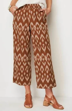 J.Jill Pure Jill Ikat Wide-Leg Crops | Jjill-Women Pants & Jeans