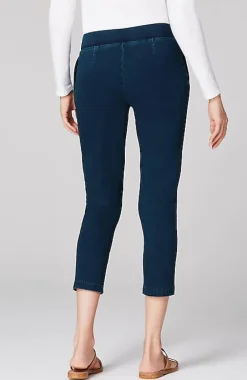 J.Jill Pure Jill Indigo Knit Cropped Slim-Leg Jeans | Jjill-Women Pants & Jeans