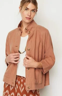 J.Jill Pure Jill Linen Cropped Jacket | Jjill-Women Jackets & Coats