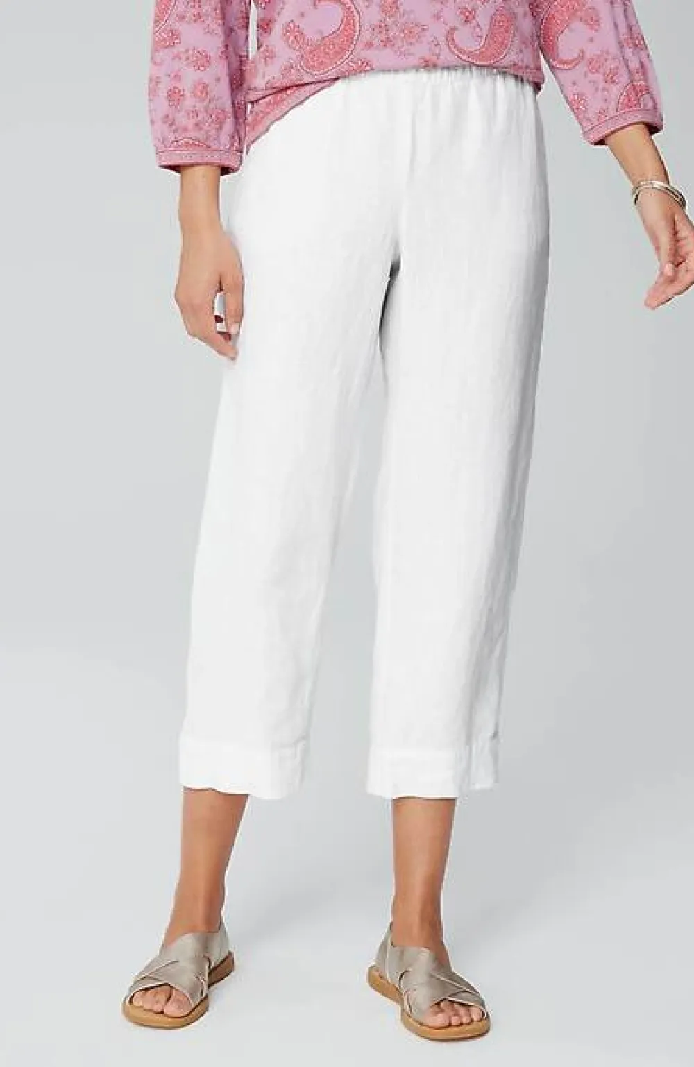 J.Jill Pure Jill Linen Trapunto-Stitched Pants | Jjill-Women Pants & Jeans