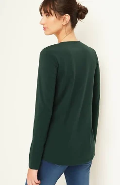 J.Jill Pure Jill Long-Sleeve Shirttail Tee | Jjill-Women Tops & Tees