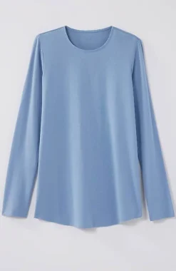 J.Jill Pure Jill Long-Sleeve Shirttail Tee | Jjill-Women Tops & Tees