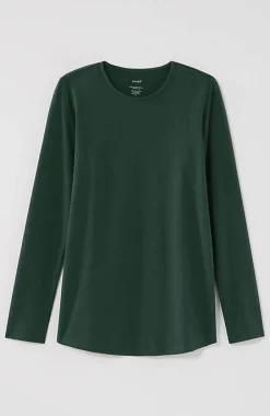 J.Jill Pure Jill Long-Sleeve Shirttail Tee | Jjill-Women Tops & Tees