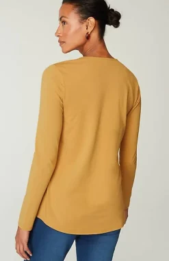 J.Jill Pure Jill Long-Sleeve Shirttail Tee | Jjill-Women Tops & Tees