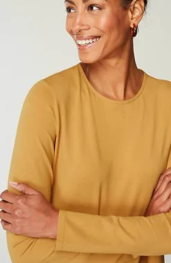 J.Jill Pure Jill Long-Sleeve Shirttail Tee | Jjill-Women Tops & Tees