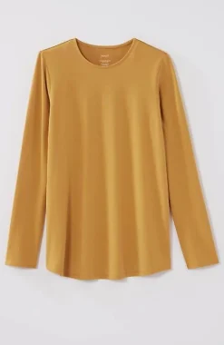 J.Jill Pure Jill Long-Sleeve Shirttail Tee | Jjill-Women Tops & Tees