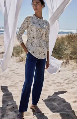 J.Jill Pure Jill Long-Sleeve Shirttail Tee | Jjill-Women Tops & Tees