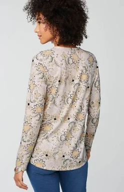 J.Jill Pure Jill Long-Sleeve Shirttail Tee | Jjill-Women Tops & Tees