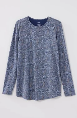 J.Jill Pure Jill Long-Sleeve Shirttail Tee | Jjill-Women Tops & Tees