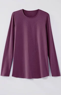 J.Jill Pure Jill Long-Sleeve Shirttail Tee | Jjill-Women Tops & Tees