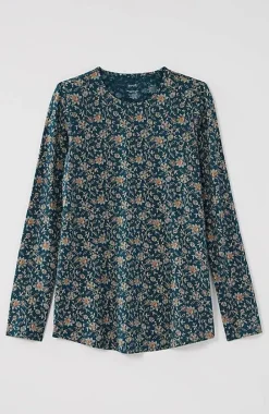 J.Jill Pure Jill Long-Sleeve Shirttail Tee | Jjill-Women Tops & Tees