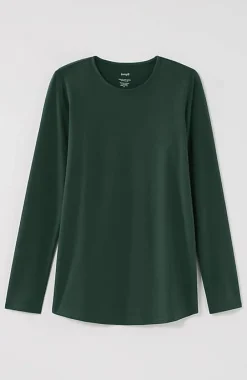 J.Jill Pure Jill Long-Sleeve Shirttail Tee | Jjill-Women Tops & Tees
