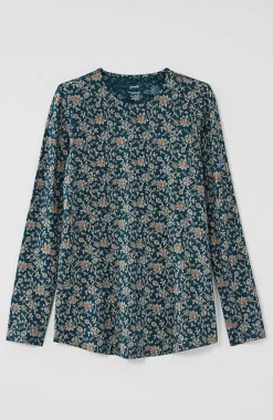 J.Jill Pure Jill Long-Sleeve Shirttail Tee | Jjill-Women Tops & Tees