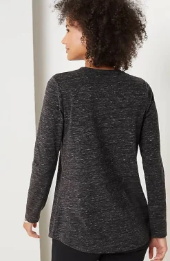 J.Jill Pure Jill Long-Sleeve Shirttail Tee | Jjill-Women Tops & Tees