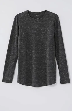 J.Jill Pure Jill Long-Sleeve Shirttail Tee | Jjill-Women Tops & Tees