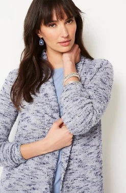 J.Jill Pure Jill Melange Space-Dyed Long Cardi | Jjill-Women Sweaters