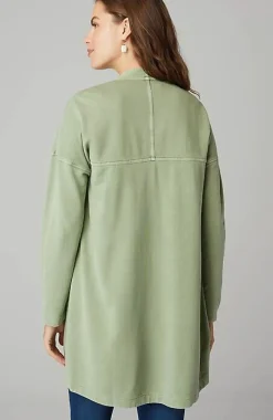 J.Jill Pure Jill Mineral-Dyed Draped-Front Jacket | Jjill-Women Jackets & Coats