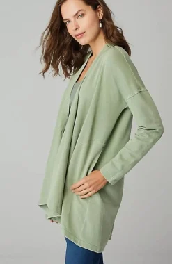 J.Jill Pure Jill Mineral-Dyed Draped-Front Jacket | Jjill-Women Jackets & Coats