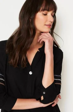 J.Jill Pure Jill Multicolored Whipstitch Top | Jjill-Women Shirts & Blouses