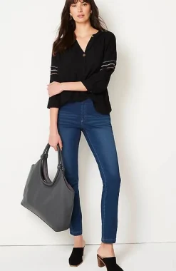 J.Jill Pure Jill Multicolored Whipstitch Top | Jjill-Women Shirts & Blouses