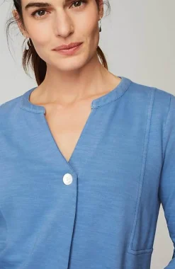 J.Jill Pure Jill Organically Grown Cotton Buttoned Top | Jjill-Women Tops & Tees