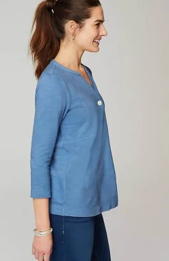 J.Jill Pure Jill Organically Grown Cotton Buttoned Top | Jjill-Women Tops & Tees