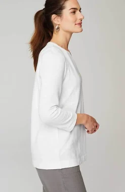 J.Jill Pure Jill Organically Grown Cotton Buttoned Top | Jjill-Women Tops & Tees