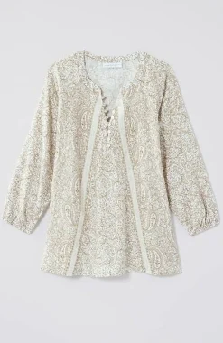 J.Jill Pure Jill Organically Grown Cotton Buttoned Top | Jjill-Women Shirts & Blouses