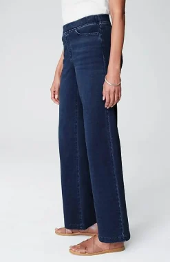 J.Jill Pure Jill 5-Pocket Knit Wide-Leg Jeans | Jjill-Women Pants & Jeans