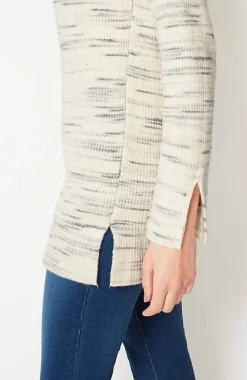 J.Jill Pure Jill Rib-Textured V-Neck Sweater Tunic | Jjill-Women Tunics
