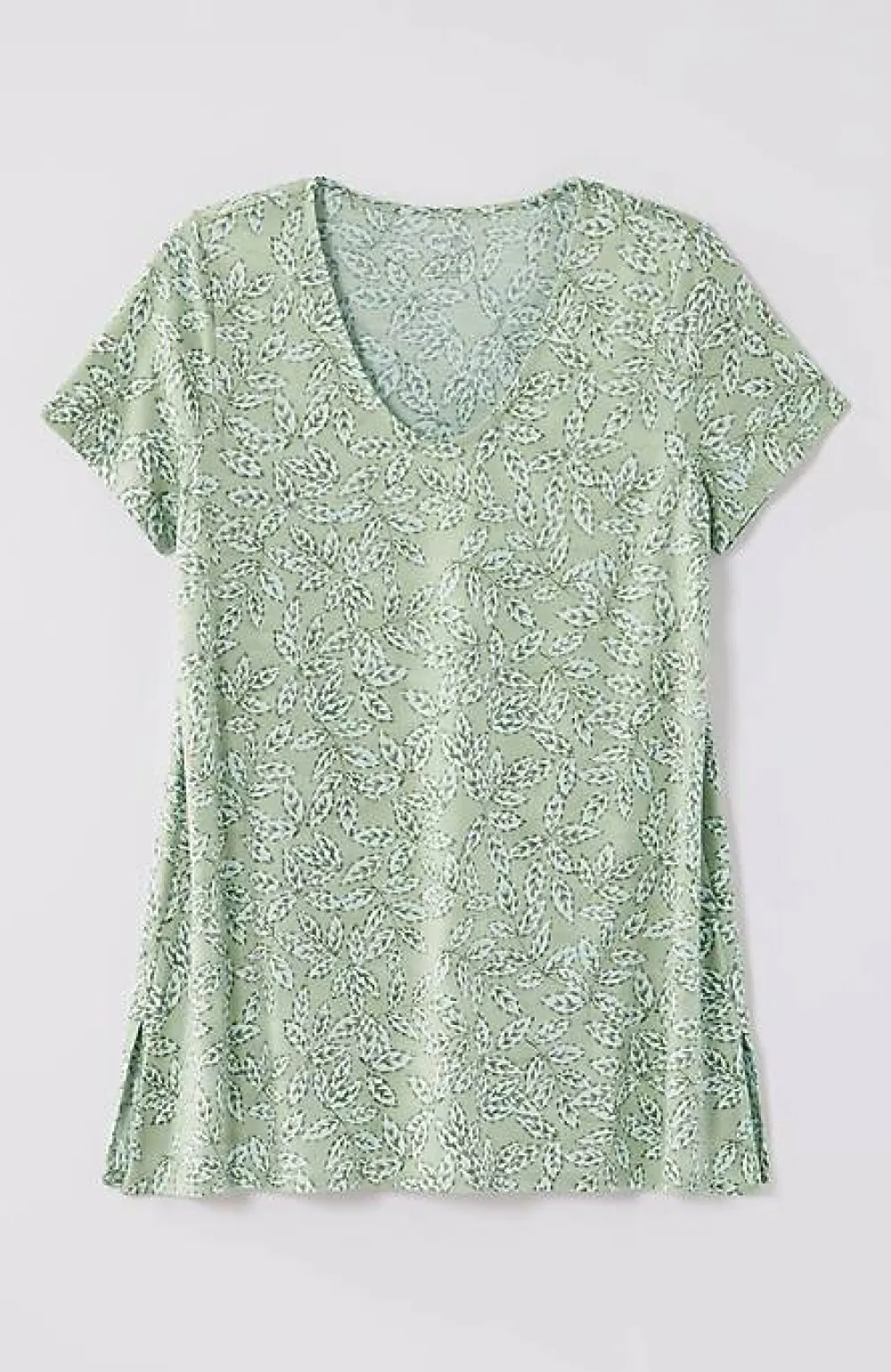 J.Jill Pure Jill Side-Slit Elliptical Tee | Jjill-Women Tops & Tees