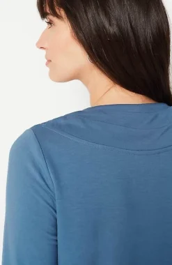 J.Jill Pure Jill Soft Asymmetrical Buttoned-Collar Top | Jjill-Women Tops & Tees