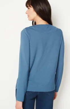J.Jill Pure Jill Soft Asymmetrical Buttoned-Collar Top | Jjill-Women Tops & Tees