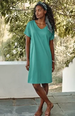 J.Jill Pure Jill Soft-V-Neck T-Shirt Dress | Jjill-Women Dresses