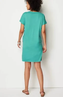 J.Jill Pure Jill Soft-V-Neck T-Shirt Dress | Jjill-Women Dresses
