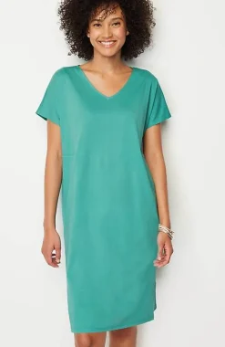 J.Jill Pure Jill Soft-V-Neck T-Shirt Dress | Jjill-Women Dresses