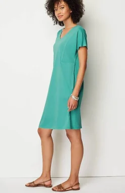 J.Jill Pure Jill Soft-V-Neck T-Shirt Dress | Jjill-Women Dresses